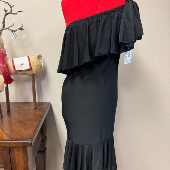 LuLaRoe CiCi Dress Black NWT size S *unicorn* - Picture 4 of 16